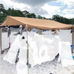 タープ6本足　キャンプ用品