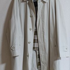🎶J.PRESS/ステンカラーコート/L/ホワイト