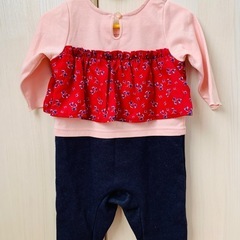 サイズ80 股下スナップボタンベビー服の画像