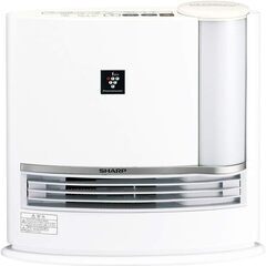 シャープ 加湿 セラミックファンヒーター  ホワイト HX-L1...