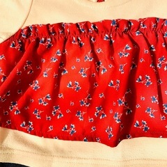 サイズ80 股下スナップボタンベビー服の画像