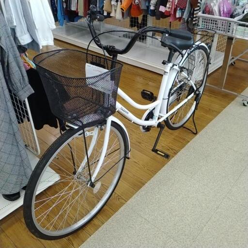 自転車 26インチ 白 TJ8105