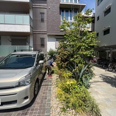 長期勤務希望者募集！　マンション、一戸建ての造園作業の画像