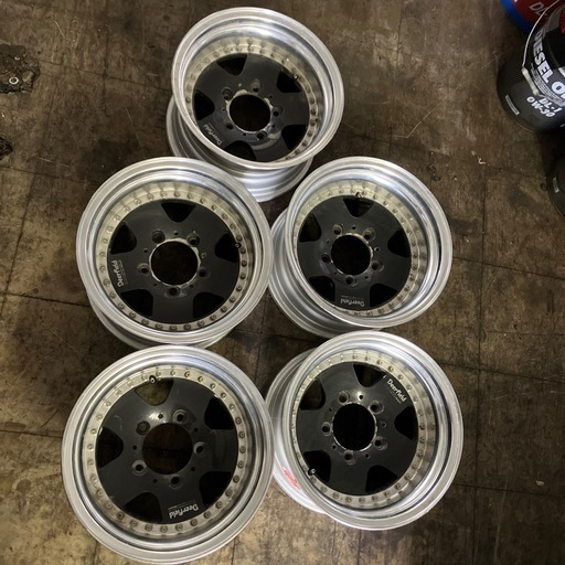 Deerfield １５インチ　 アルミホイール5本セット