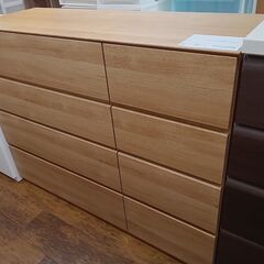 ★ジモティ割あり★  チェスト ベージュ H92×D42×W11...
