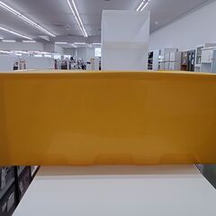 ★ジモティ割あり★  衣装ｹｰｽ イエロー×クリア H29.5×D74×W39 クリーニング済み MT2754の画像