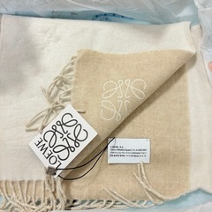 ロエヴェ　バイカラーマフラー LOEWE バイカラー マフラー