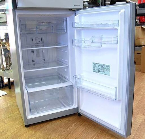 ⑯ 冷蔵庫 203L 2017年製 2ドア 日立 R-20FA 200Lクラス シルバー系 二