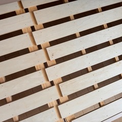 北欧 ダブルベッドフレームの画像