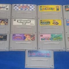 スーパーファミコン本体一式　  名作ソフト13本セット　の画像