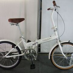 D830　★　9000円★　折りたたみ中古自転車【20インチ　白 】