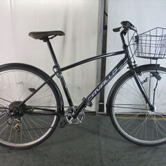 Ｄ832　★12800円★整備済み スポーツ中古自転車 【クロスバイク　黒　27インチ】