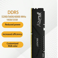 [新品] KINGSTON RAM DDR5 16GB 6000...