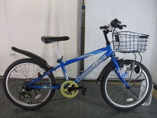 Ｄ834　★9800円★整備済み 中古子供マウンテン自転車 【20インチ 　青】