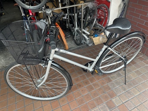 27インチ　軽快車　シルバー