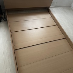 10/29までに引き取れる方 ニトリ セミダブルローベッドフレームの画像