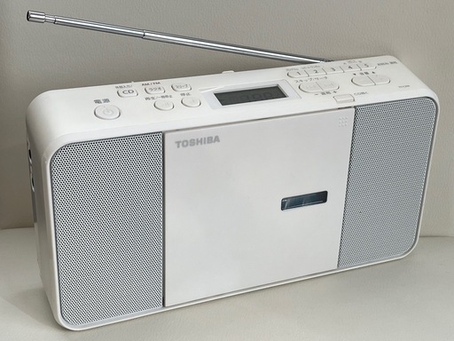 TOSHIBA東芝ラジオCDプレイヤー TY-C250(W)