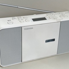 TOSHIBA東芝ラジオCDプレイヤー TY-C250(W)