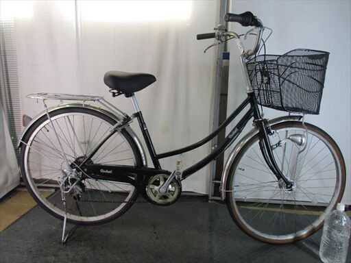 D839　★限定特価★ 中古自転車 【　26インチ　黒　6段　LEDオートライト 】