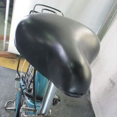 Ｄ843　★限定特価　整備済み★アサヒ　ＣＡＲＧ★ 中古自転車 【　26インチ　ターコイズブルーかご大 】 の画像