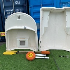 🐟【つり具】2分割 ２人乗りHOPE FRPボート 2～５馬力用...