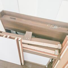 ダブルベッドフレーム収納&宮付き