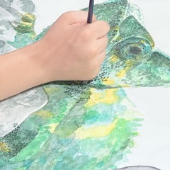 絵画教室 ご案内　空き状況　吹田市　江坂　絵画　アートの画像