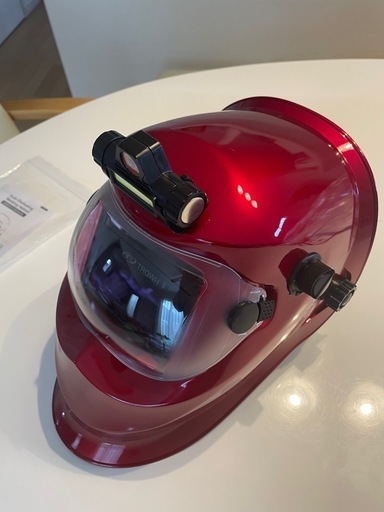 お取引終了⭐️ 溶接用面　充電式ヘッドライト付き　⭐️