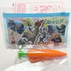 ズートピア　ジュディ　ニンジンボールペン&ポーチ
