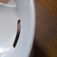 【一部割れあり】デザインチェア×透明マットセット　テレワークに最適！おうちカフェにもの画像