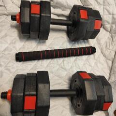 ダンベル　2つセット　連結できますの画像