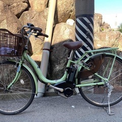 電動アシスト自転車。
