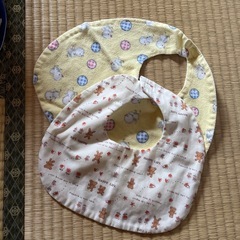 【4個まとめて】スタイ 手縫い 手作り ハンドメイドの画像