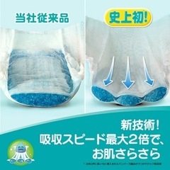 パンパース　新生児用　テープ5袋の画像