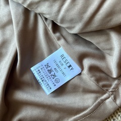 RESEXXY ループ編みニットジャケット キャメルの画像