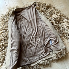 RESEXXY ループ編みニットジャケット キャメルの画像