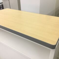 中古　極美品　生興　業務用カウンター　ハイカウンター　受付カウンター　オフィスカウンター　スチールカウンター　A4対応　引き戸/引き違い戸　NSシリーズ　W900×D450　鍵付　ホワイト/ナチュラル　日本製　愛知　一宮市　江南市　稲沢市　岩倉市　名古屋　岐阜　各務ヶ原　羽島　三重　グッドプライス一宮の画像