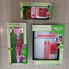 冷蔵庫、掃除機、電子レンジ３点セットの画像