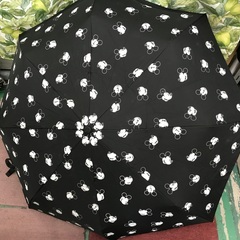 ディズニー 折り畳み傘/黒