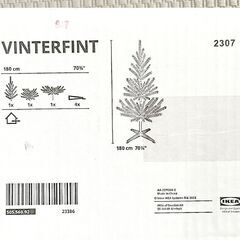 未開封 イケア IKEA クリスマスツリー VINTERFINT...