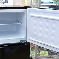 冷蔵庫 2ドア 130L 2019年製 ハイアール JR-N130A ブラック系 100Lクラス Haier 札幌市 清田区 平岡の画像