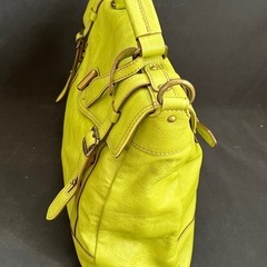 ダコタ　Dakota ビジネスバッグ　ハンドバック　本革　美品　グリーン　A4サイズ収納　ペンシルポケット付の画像