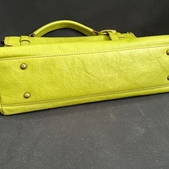 ダコタ　Dakota ビジネスバッグ　ハンドバック　本革　美品　グリーン　A4サイズ収納　ペンシルポケット付の画像
