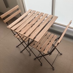 【IKEA】ガーデンテーブルセット  TÄRNÖ テルノー テー...