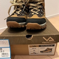 【値下げ/良品】ビジョンピークス_トレッキングシューズ20cmの画像