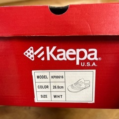 Kaepa メッシュ水陸両用シューズ26.0cmホワイトKP00616の画像