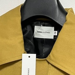 エマクローズ　トレンチコート　ベージュ　ロングコート　ミリタリーの画像