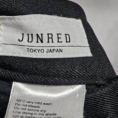 JUNRED　ジュンレッド　パンツ　テーラード　M　ブラック　黒の画像
