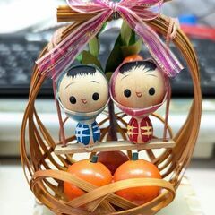 ☆日本のお土産　こけし　那智山　工芸品　中古品　の画像