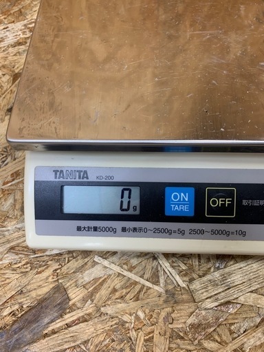 a(6738) タニタ Tanita クッキングスケール キッチン はかり 業務用 卓上スケール 5kg KD-200